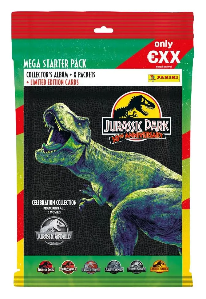 Panini Jurassic Park 30th Anniversary Trading Cards Starter Pack – Sonny Box Breaks Trading Cards & Collectibles