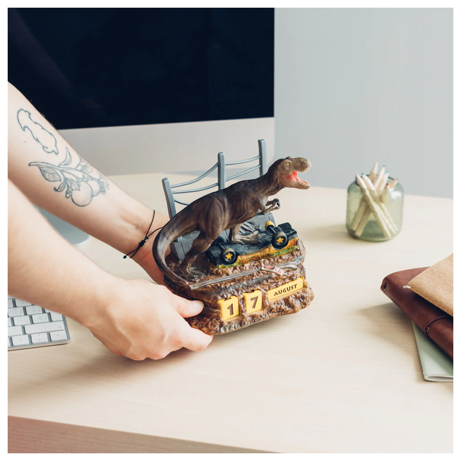 Jurassic Park 3D öröknaptár naptár termékfotó