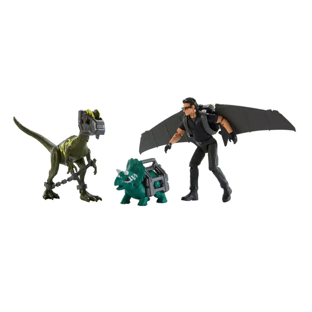 Jurassic Park '93 Classic Dr. Ian Malcolm Glider Escape Pack akciófigura 10 cm termékfotó