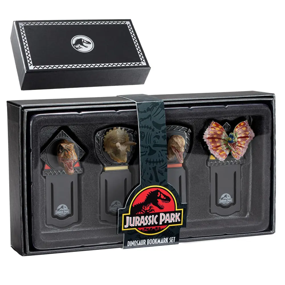 Jurassic Park Dinosaurs 4 db-os könyvjelző csomag termékfotó