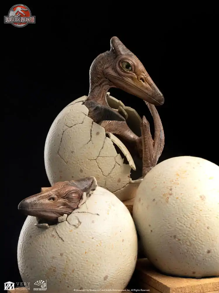 Jurassic Park ECC Elite Creature Line 1/2 Pterosaur Hatching szobor figura 16 cm termékfotó