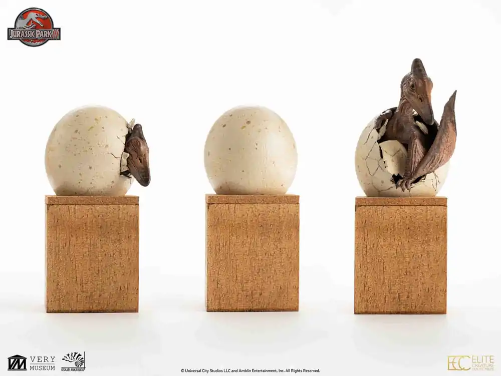 Jurassic Park ECC Elite Creature Line 1/2 Pterosaur Hatching szobor figura 16 cm termékfotó