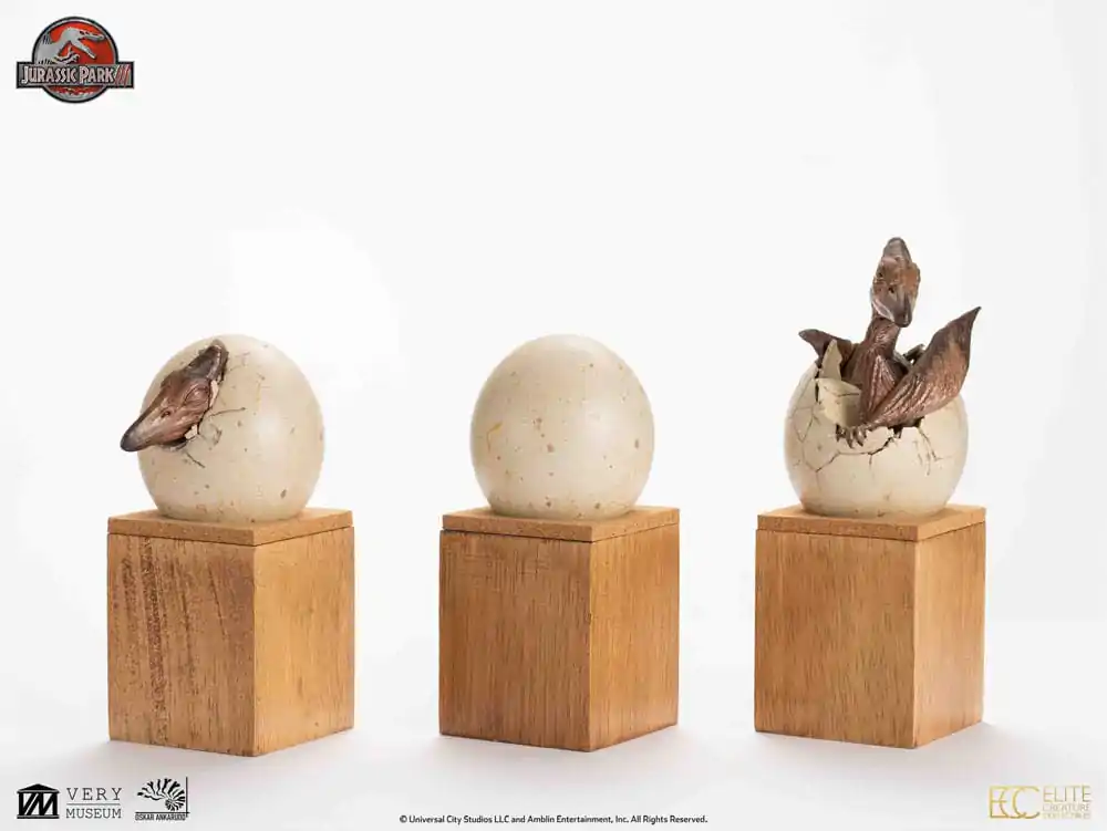 Jurassic Park ECC Elite Creature Line 1/2 Pterosaur Hatching szobor figura 16 cm termékfotó