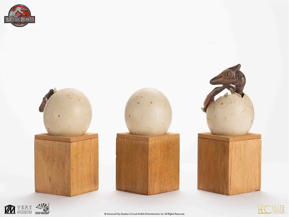 Jurassic Park ECC Elite Creature Line 1/2 Pterosaur Hatching szobor figura 16 cm termékfotó