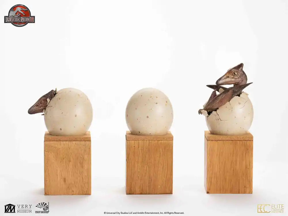 Jurassic Park ECC Elite Creature Line 1/2 Pterosaur Hatching szobor figura 16 cm termékfotó