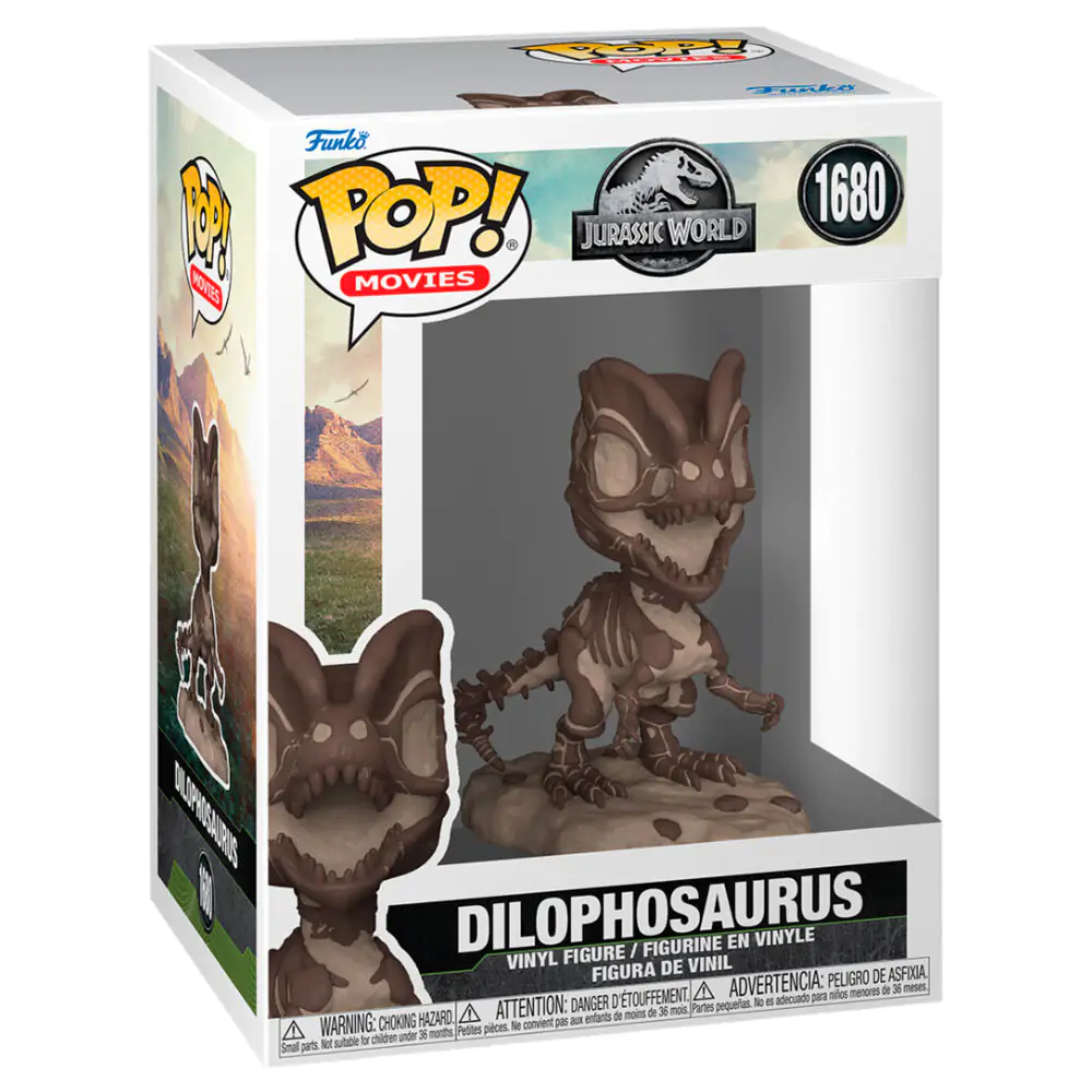 Jurassic Park Fossil Funko POP! Movies Vinyl figura Dilophosaurus 9 cm termékfotó