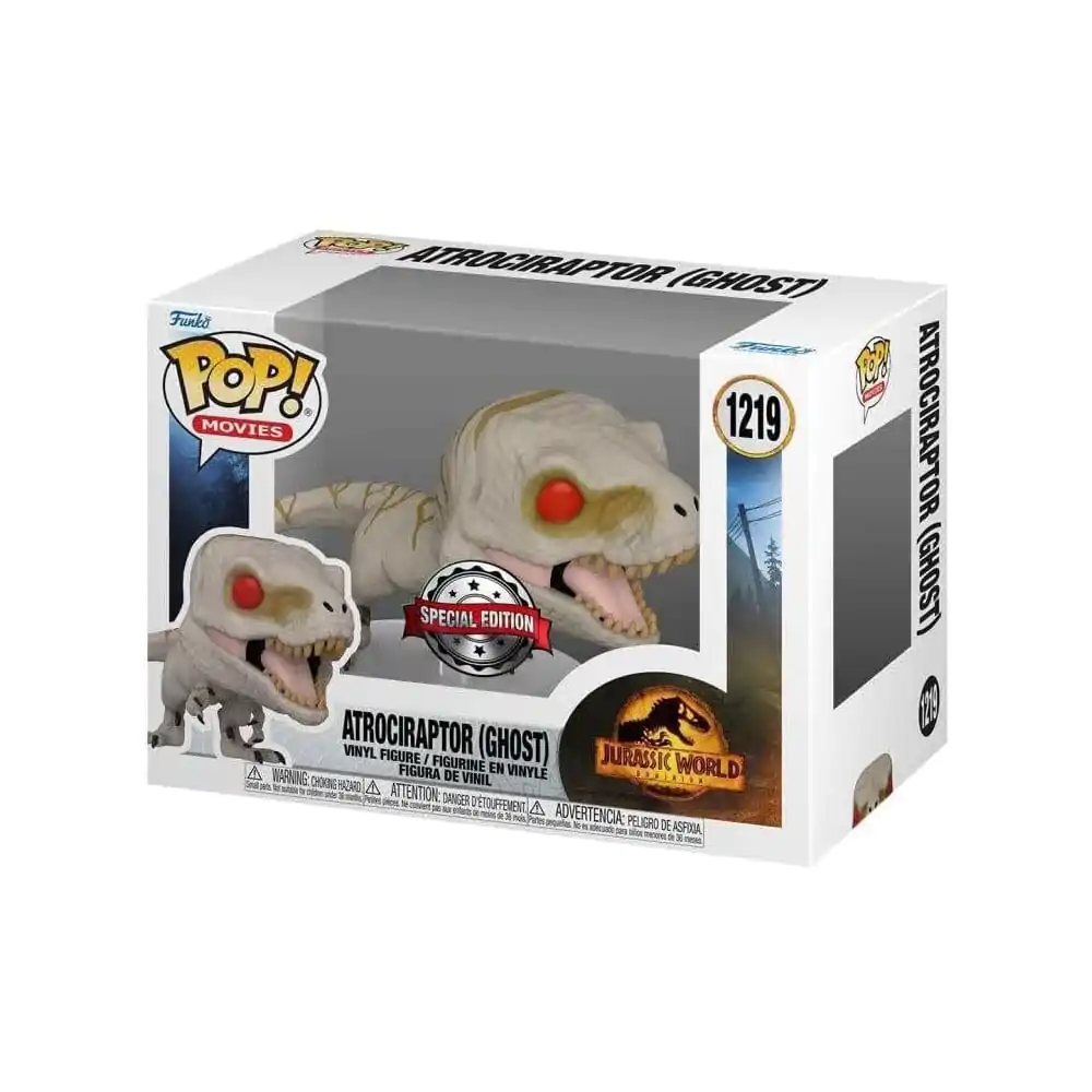 Jurassic Park Funko POP! Movies Vinyl Figur Atrociraptor (Ghost) Exclusive 9 cm termékfotó