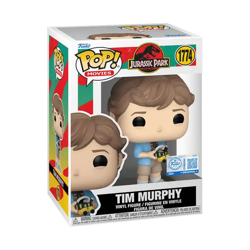 Jurassic Park Funko POP! Movies Vinyl figura Tim Murphy with Goggles Exkluzív 9 cm  termékfotó
