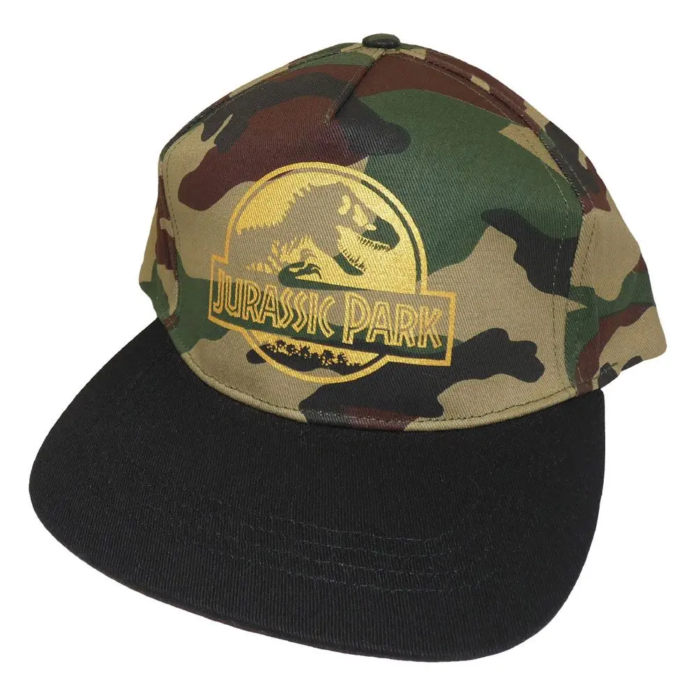 Jurassic Park Gold Logo Camo Curved Bill sapka termékfotó