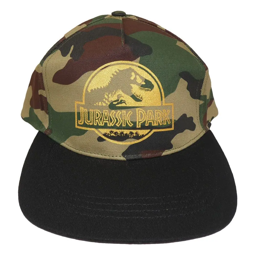 Jurassic Park Gold Logo Camo Curved Bill sapka termékfotó