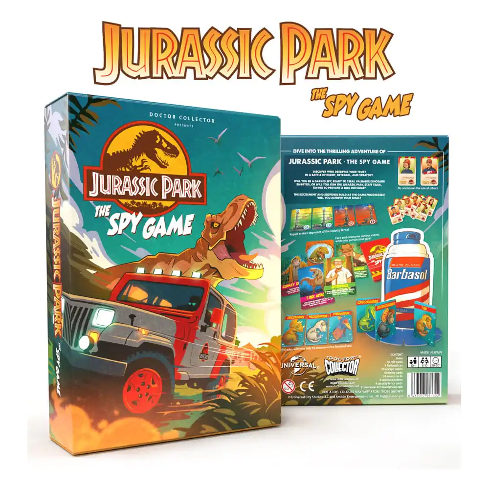 Jurassic Park Hidden The Spy Game Angol nyelvű társasjáték termékfotó