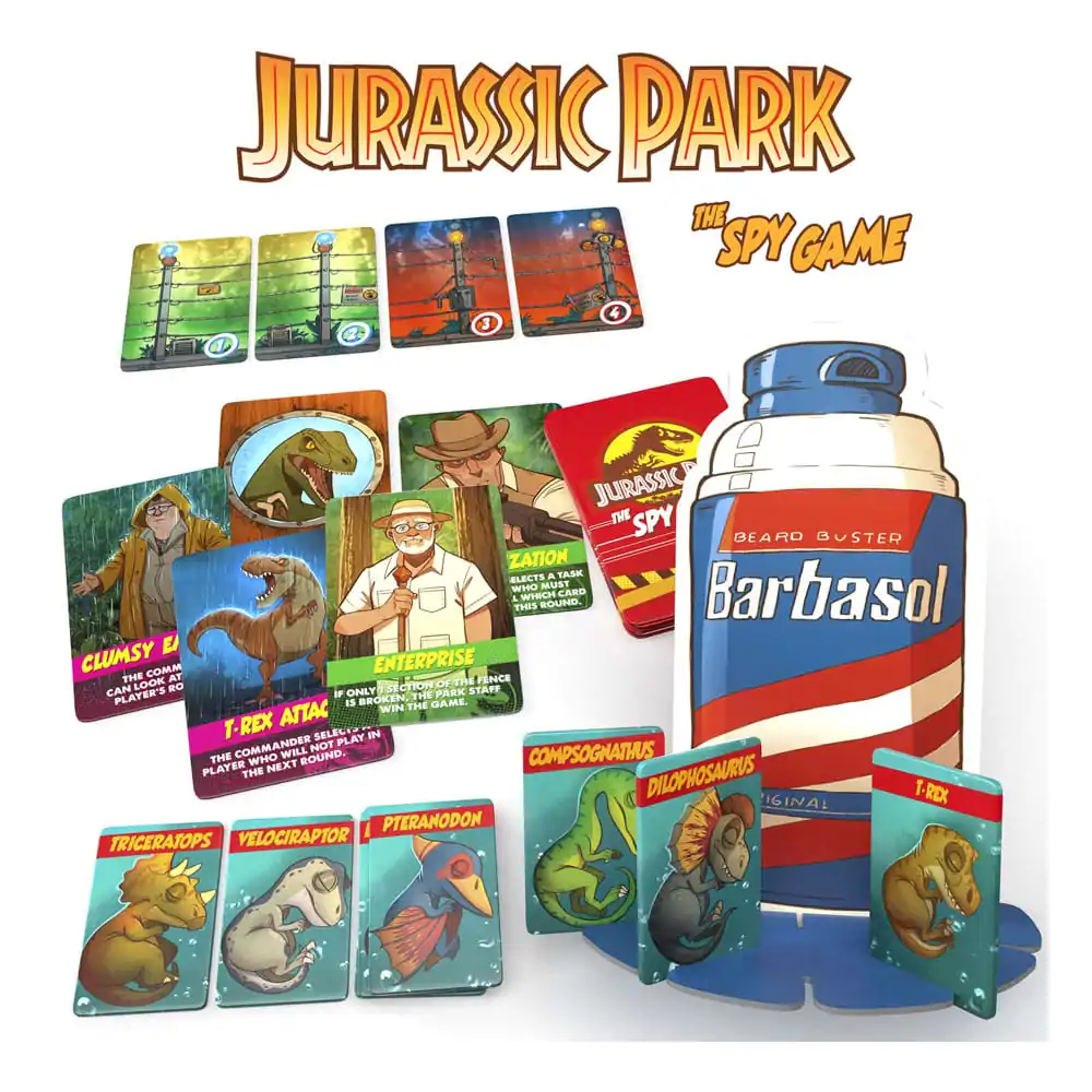 Jurassic Park Hidden The Spy Game Angol nyelvű társasjáték termékfotó