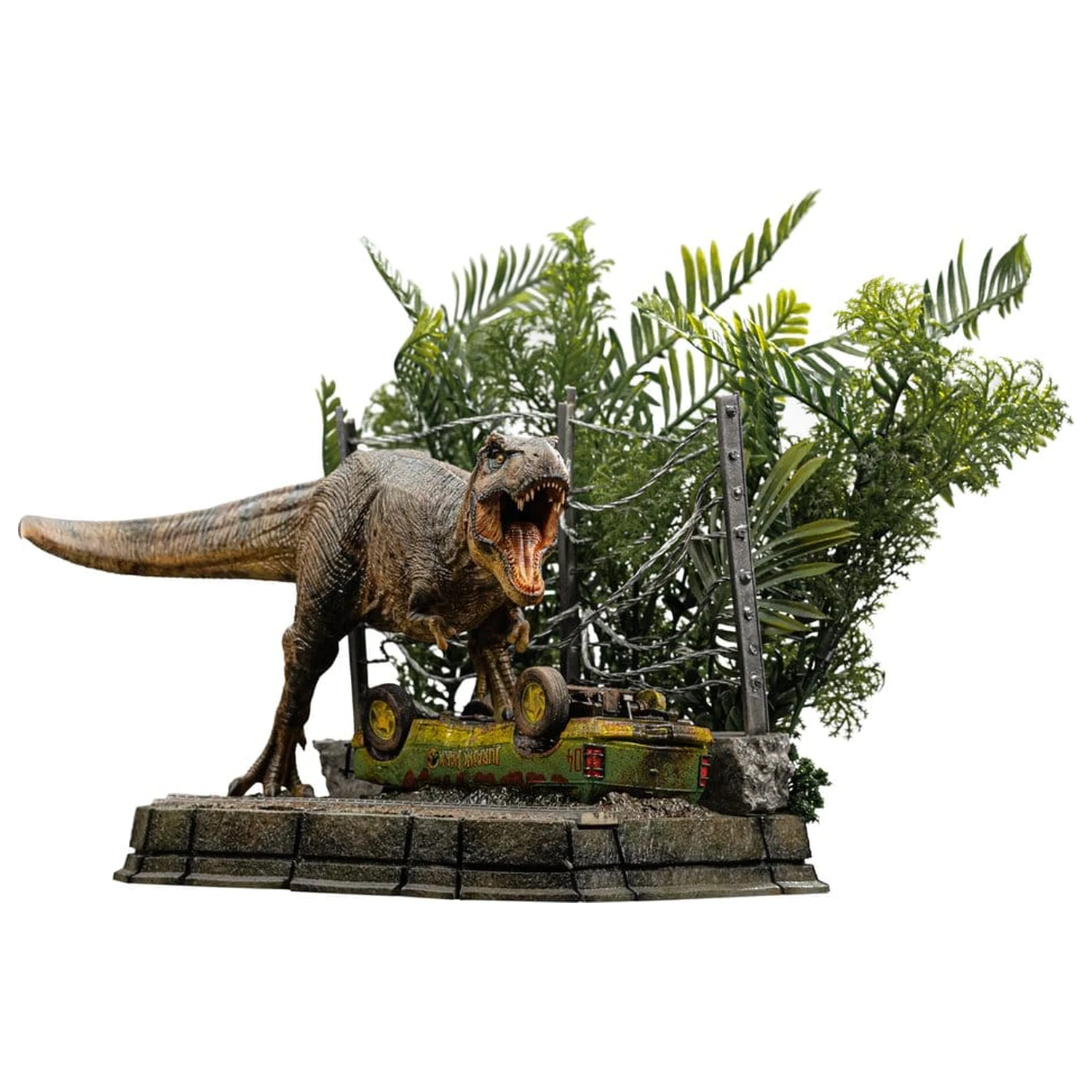 Jurassic Park Icons szobor figura T-Rex Breakout Set A 17 cm termékfotó