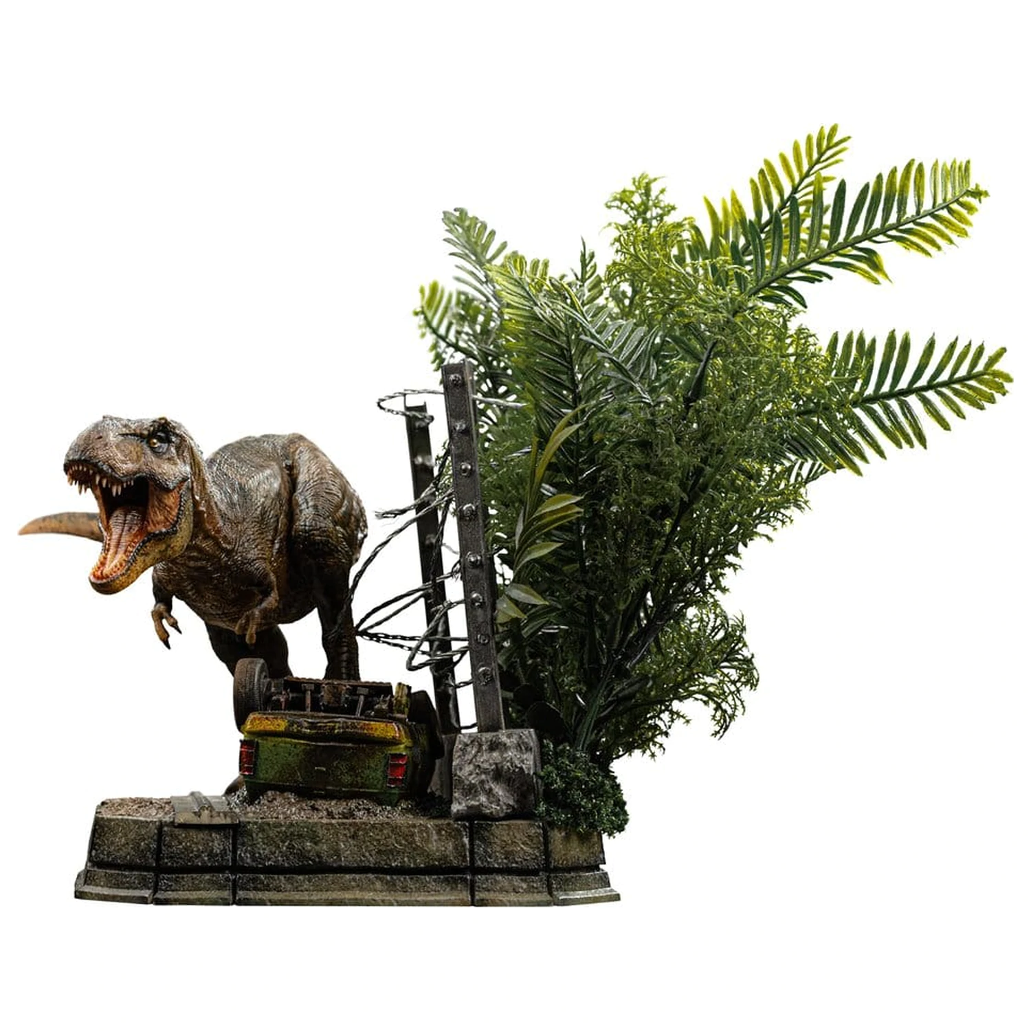 Jurassic Park Icons szobor figura T-Rex Breakout Set A 17 cm termékfotó