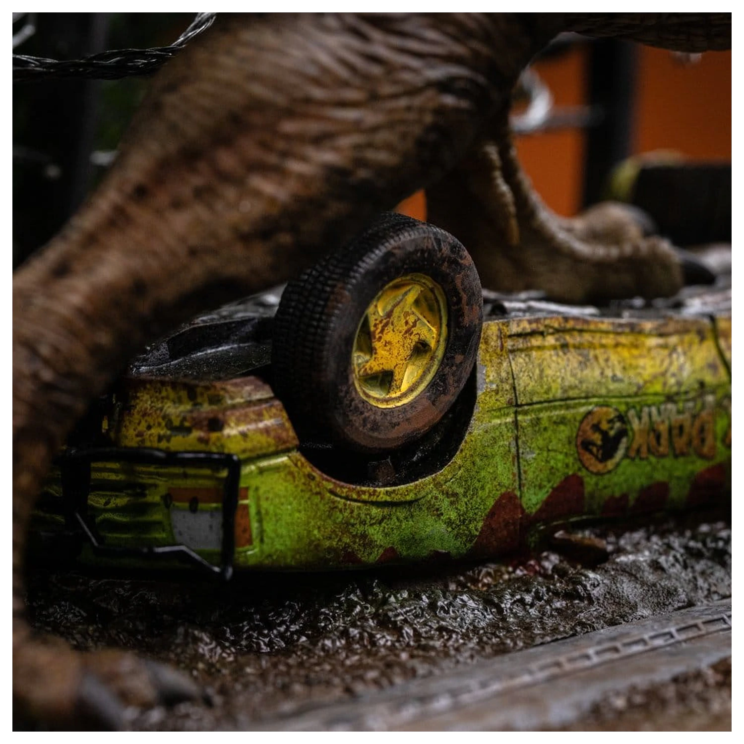 Jurassic Park Icons szobor figura T-Rex Breakout Set A 17 cm termékfotó