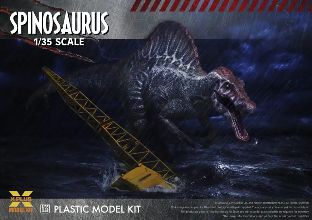 Jurassic Park III 1/35 Spinosaurus Műanyag modell készlet 41 cm termékfotó