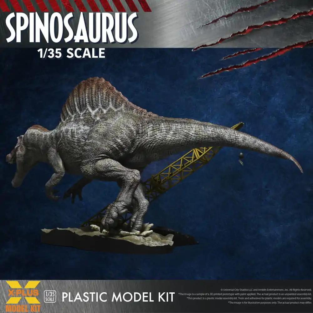 Jurassic Park III 1/35 Spinosaurus Műanyag modell készlet 41 cm termékfotó