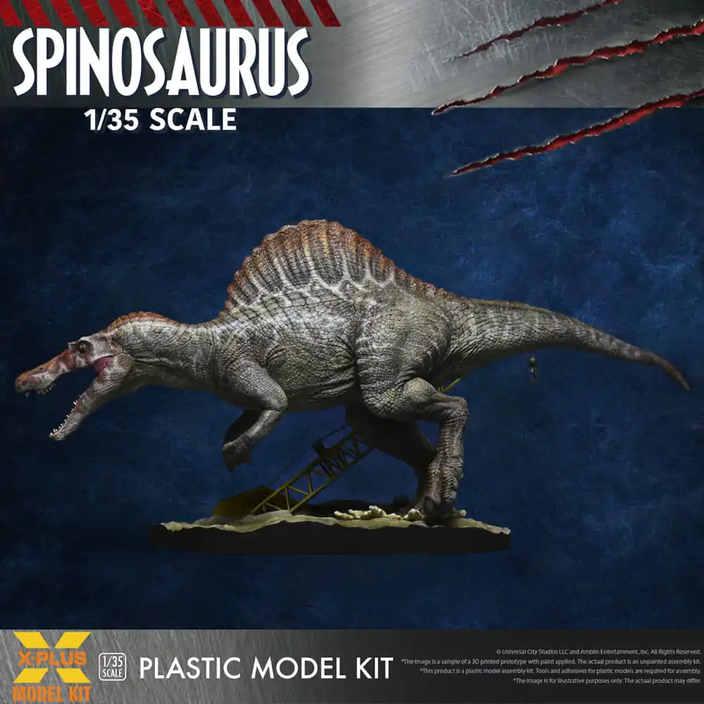 Jurassic Park III 1/35 Spinosaurus Műanyag modell készlet 41 cm termékfotó