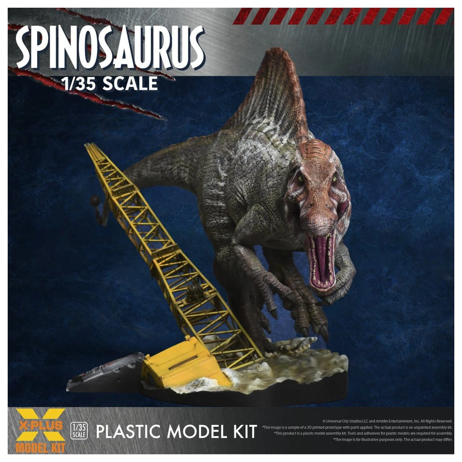 Jurassic Park III Műanyag modell készlet 1/35 Spinosaurus 19 cm (Reproduction) termékfotó