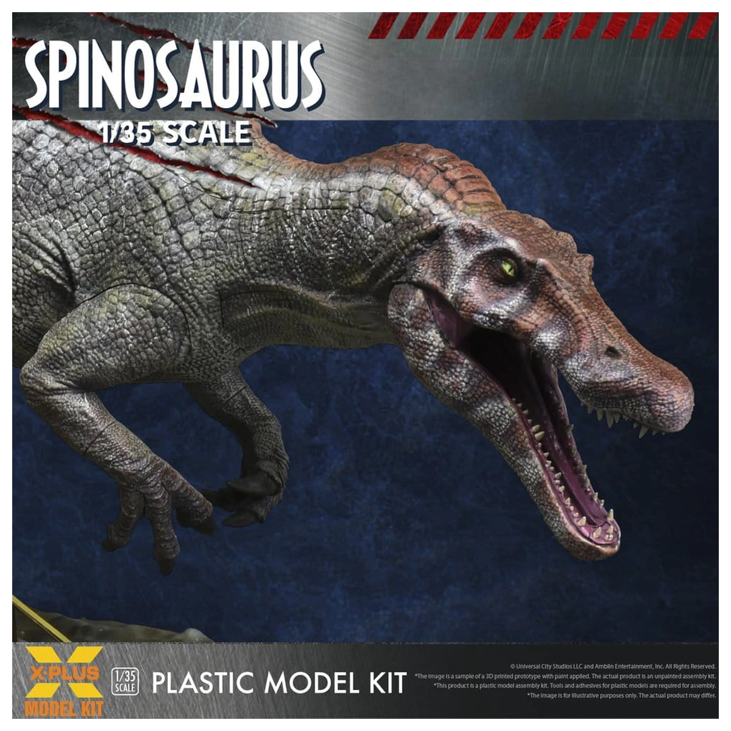 Jurassic Park III Műanyag modell készlet 1/35 Spinosaurus 19 cm (Reproduction) termékfotó