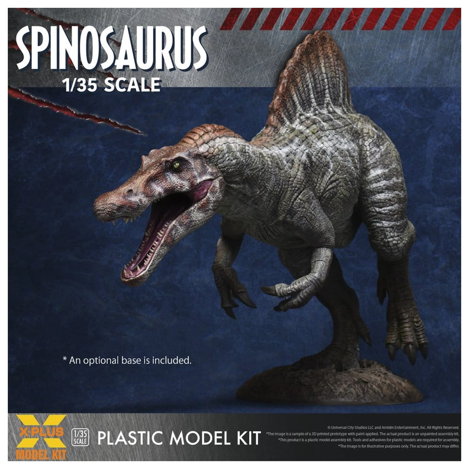 Jurassic Park III Műanyag modell készlet 1/35 Spinosaurus 19 cm (Reproduction) termékfotó