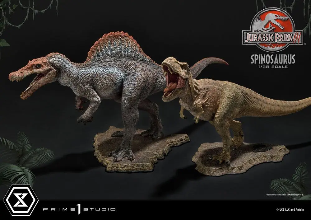 Jurassic Park III Prime Collectibles 1/38 Spinosaurus szobor figura 24 cm termékfotó