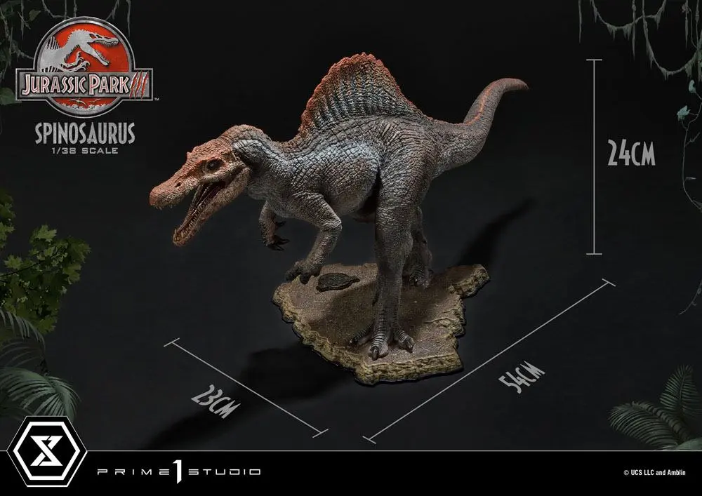 Jurassic Park III Prime Collectibles 1/38 Spinosaurus szobor figura 24 cm termékfotó