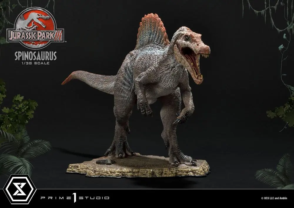 Jurassic Park III Prime Collectibles 1/38 Spinosaurus szobor figura 24 cm termékfotó