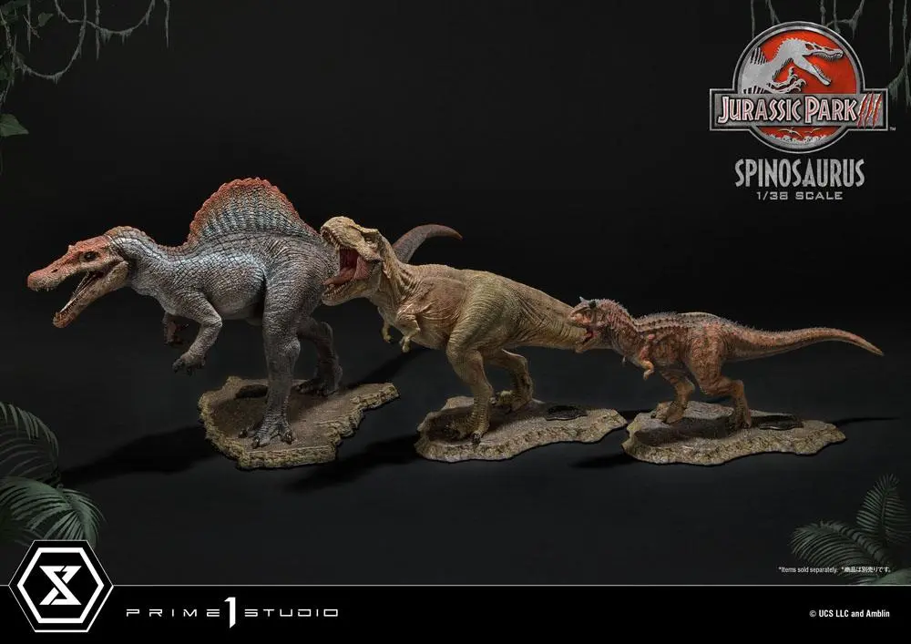 Jurassic Park III Prime Collectibles 1/38 Spinosaurus szobor figura 24 cm termékfotó