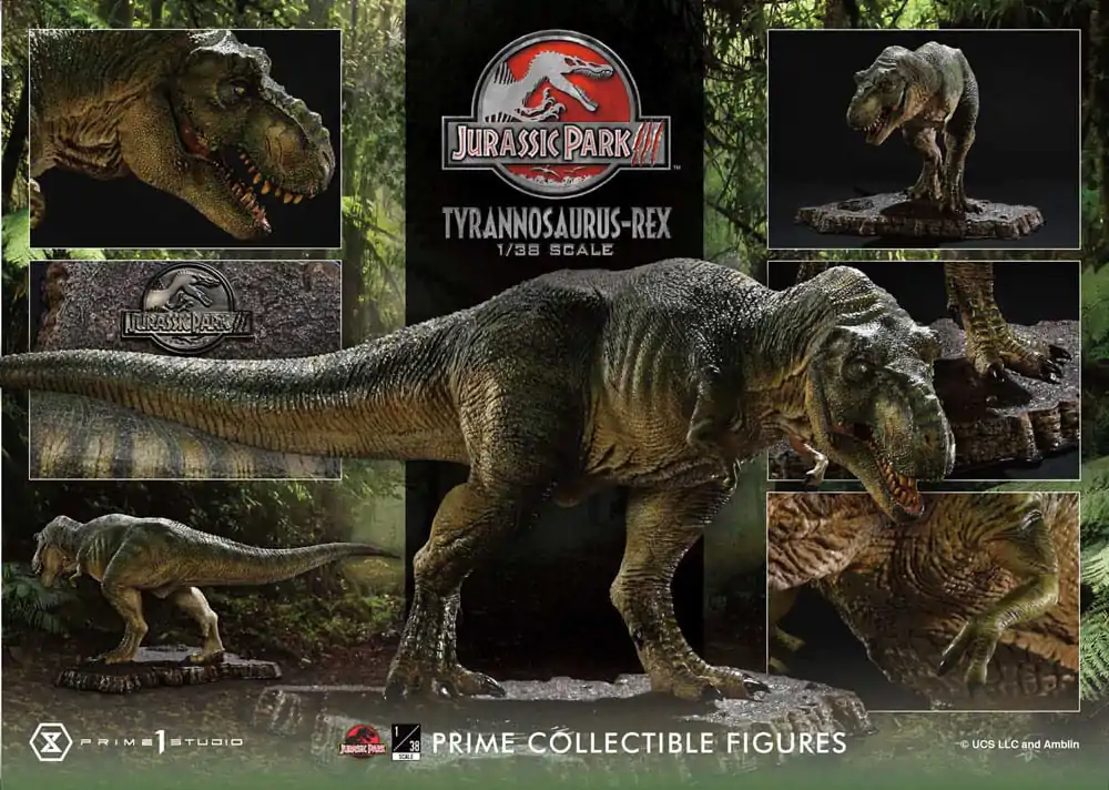 Jurassic Park III Prime Collectibles 1/38 T-Rex szobor figura 17 cm termékfotó