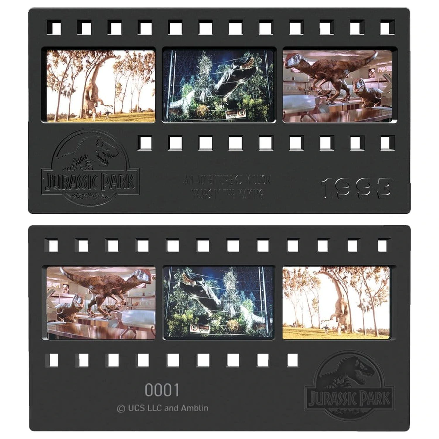 Jurassic Park Ingot Metal Film Strip Collectible 12 cm termékfotó