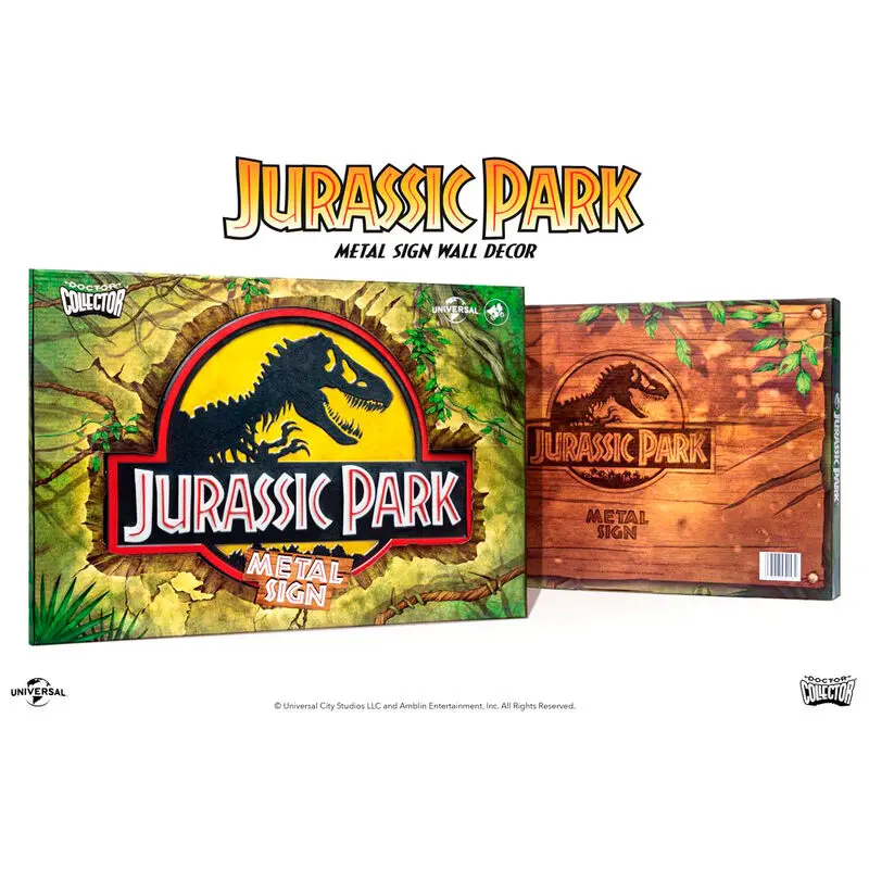 Jurassic Park Logo fém plakát termékfotó