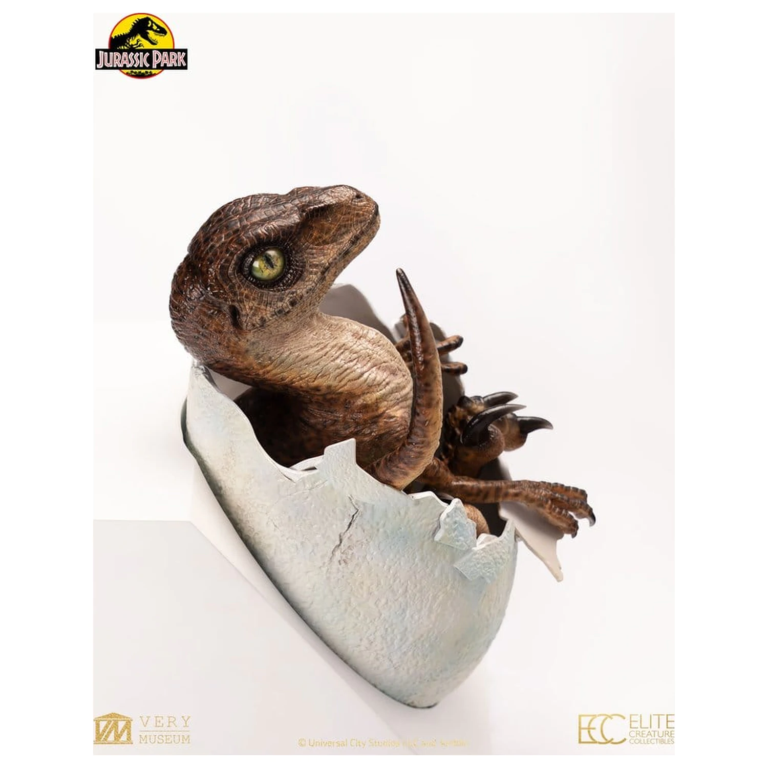 Jurassic Park mellszobor figura replika Velociraptor Hatching Egg 24 cm termékfotó