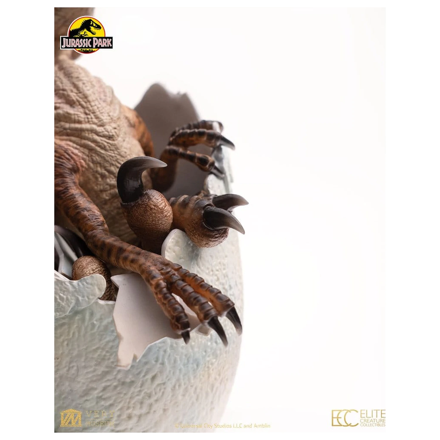 Jurassic Park mellszobor figura replika Velociraptor Hatching Egg 24 cm termékfotó