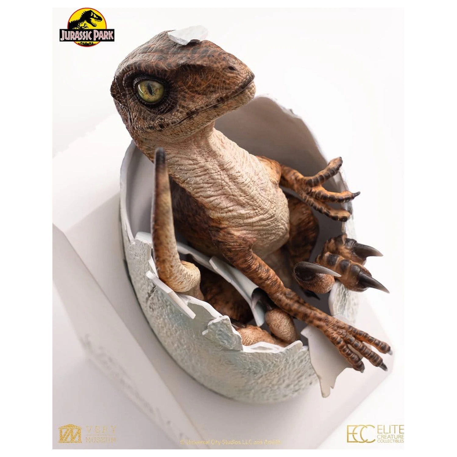 Jurassic Park mellszobor figura replika Velociraptor Hatching Egg 24 cm termékfotó