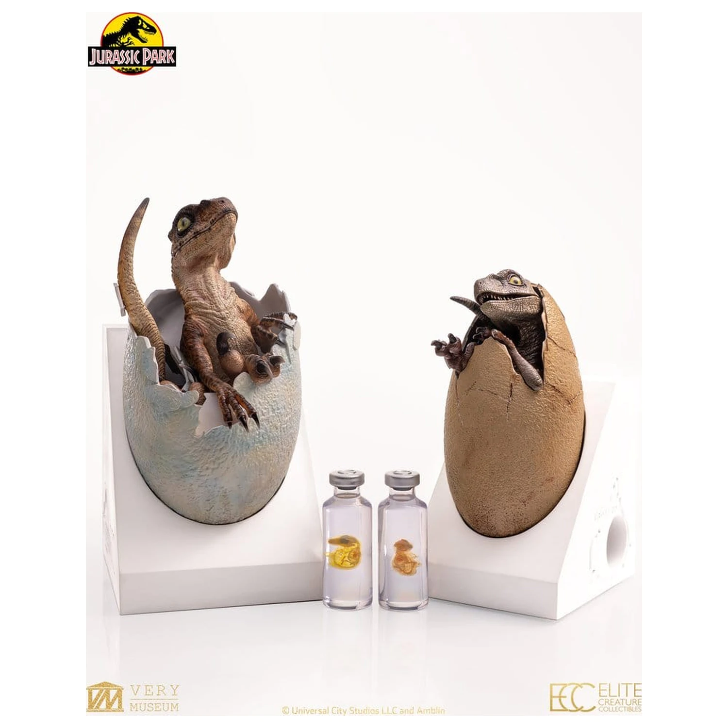 Jurassic Park mellszobor figura replika Velociraptor Hatching Egg 24 cm termékfotó