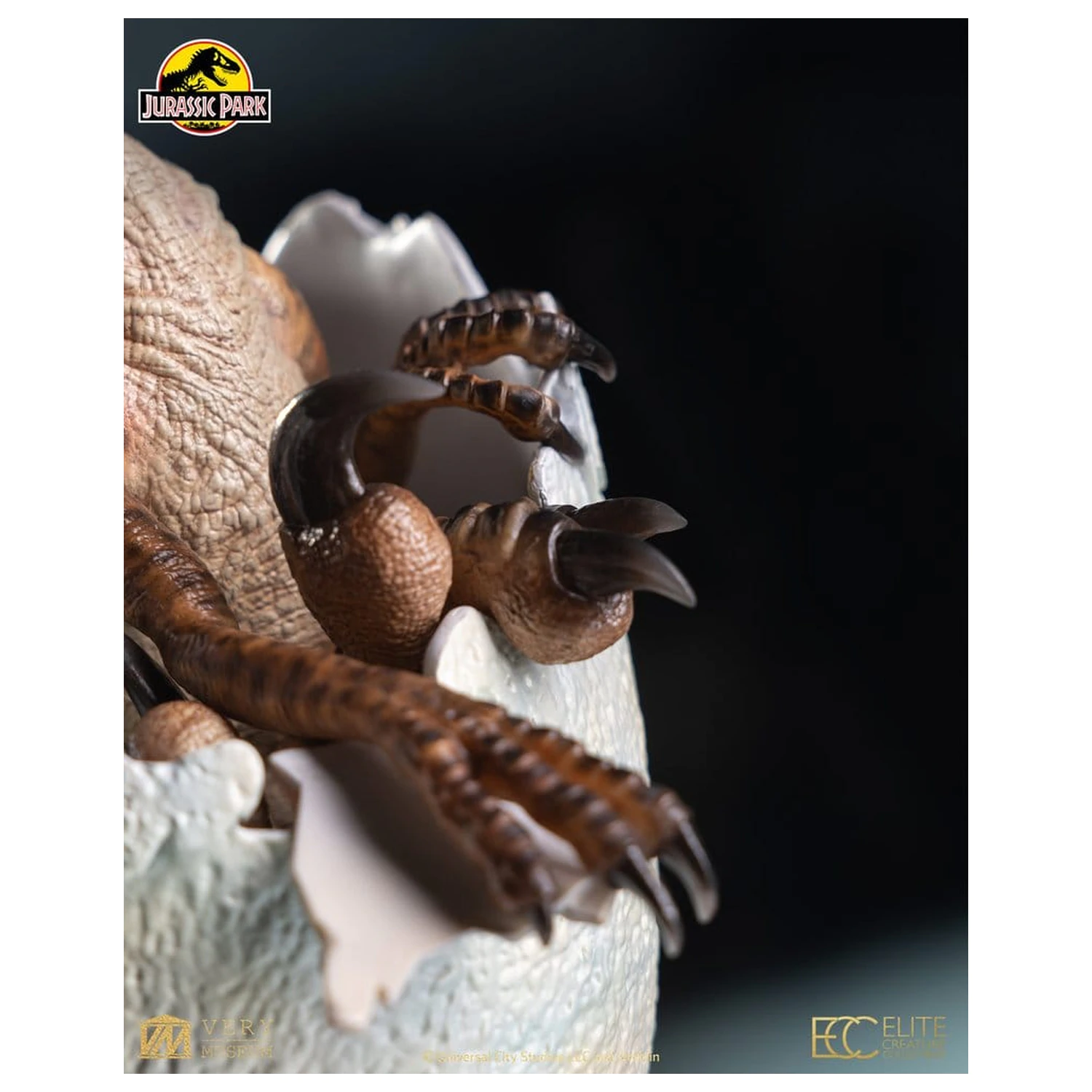 Jurassic Park mellszobor figura replika Velociraptor Hatching Egg 24 cm termékfotó