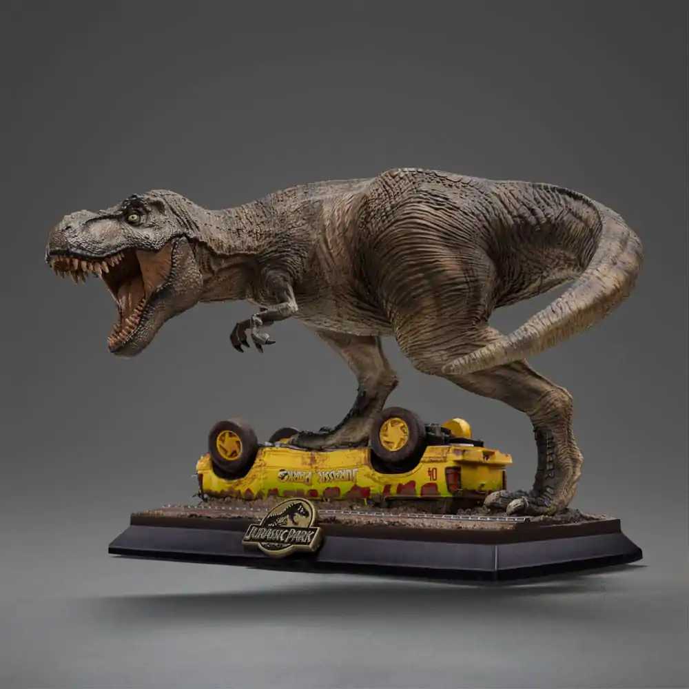 Jurassic Park  Icons Statue T-Rex Attack PVC szobor figura 15 cm termékfotó