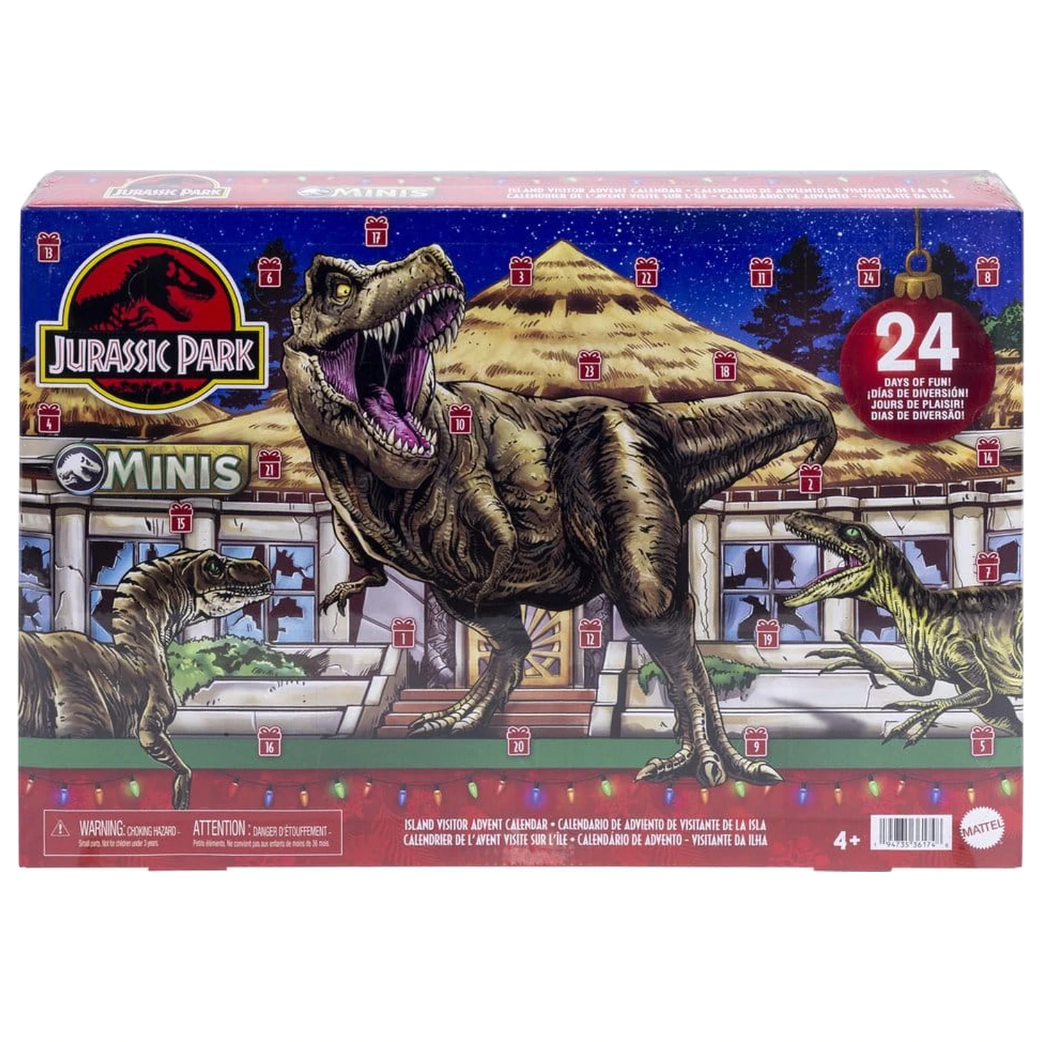 Jurassic Park Minis Island Visitor adventi kalendárium termékfotó