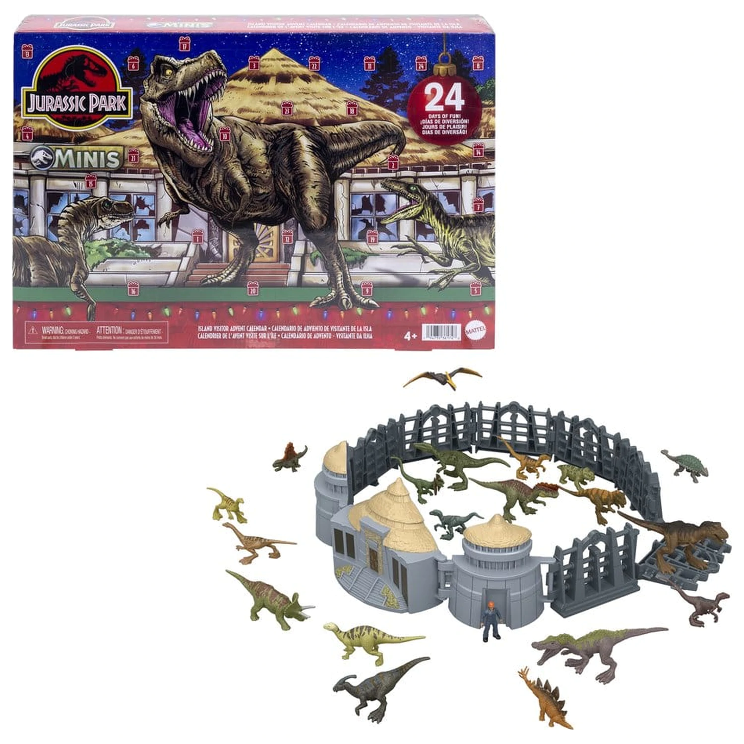 Jurassic Park Minis Island Visitor adventi kalendárium termékfotó