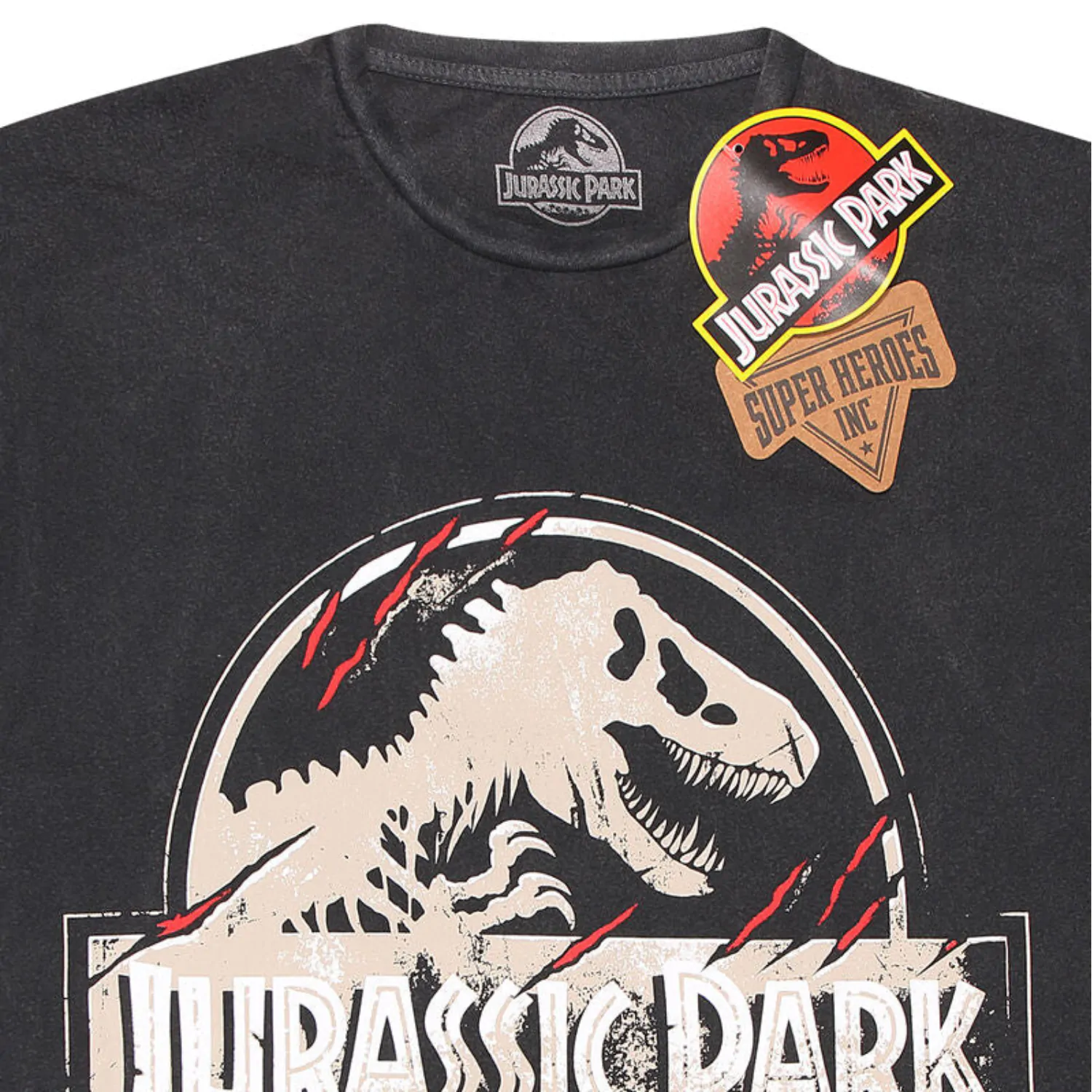 Jurassic Park Scratched Logo póló termékfotó