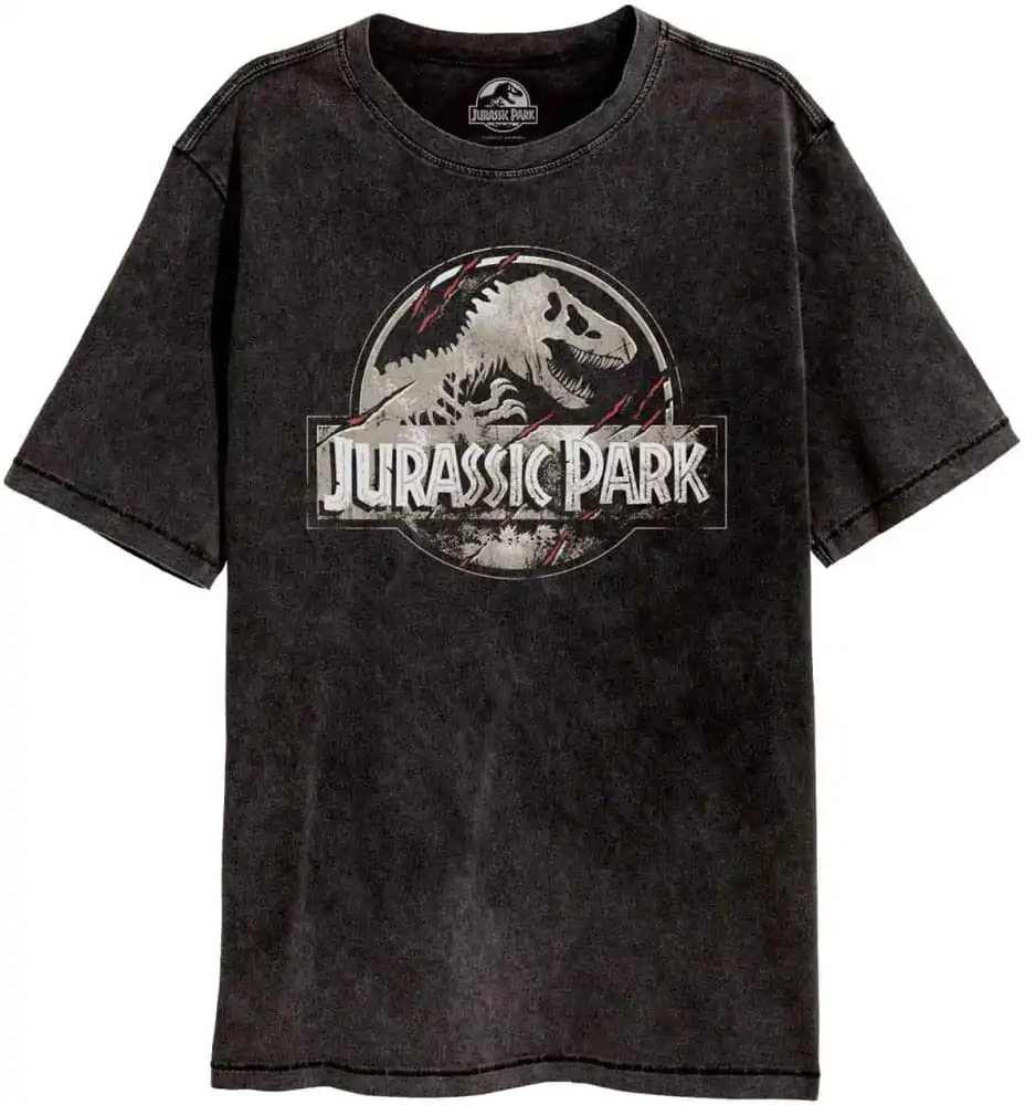 Jurassic Park Scratched Logo póló termékfotó