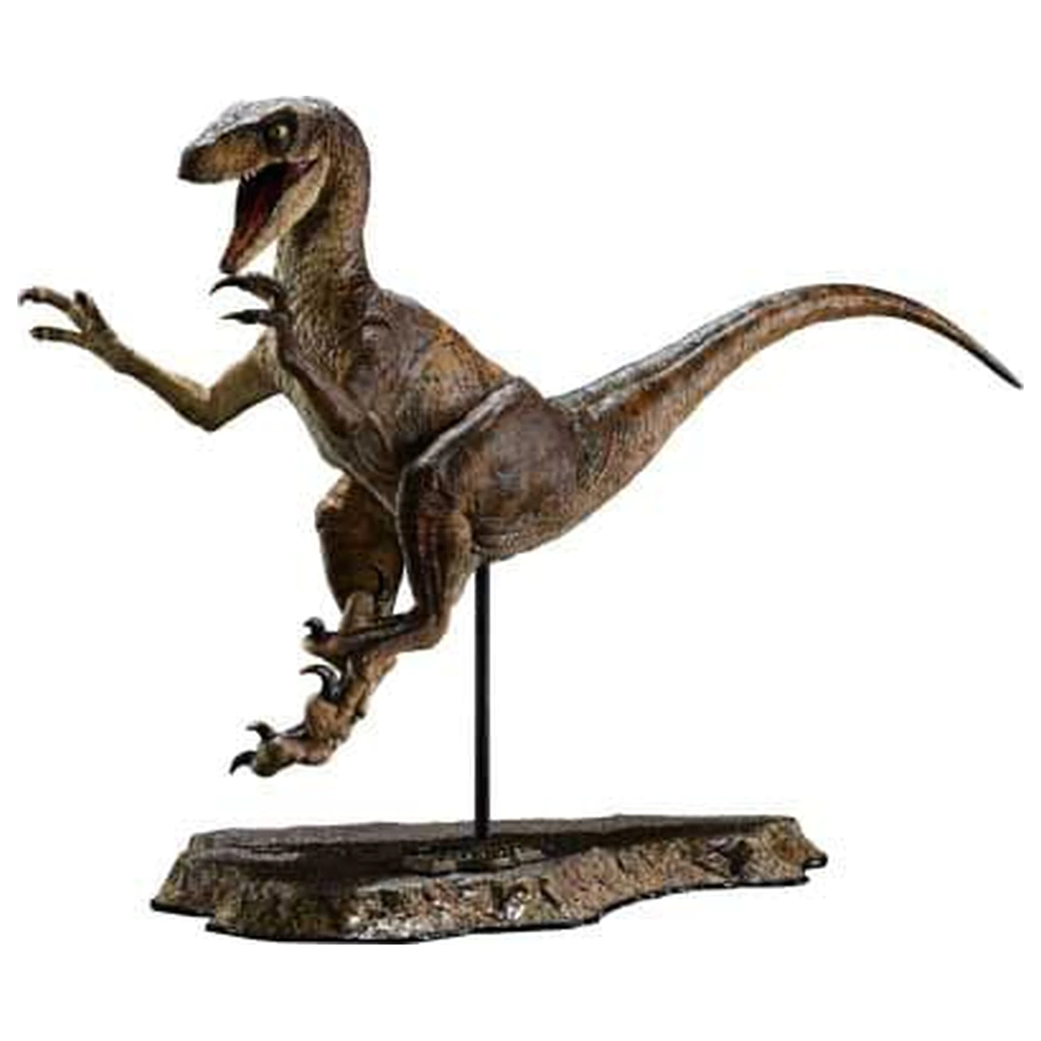 Jurassic Park Prime Collectibles 1/10 Velociraptor Jump szobor figura 21 cm termékfotó