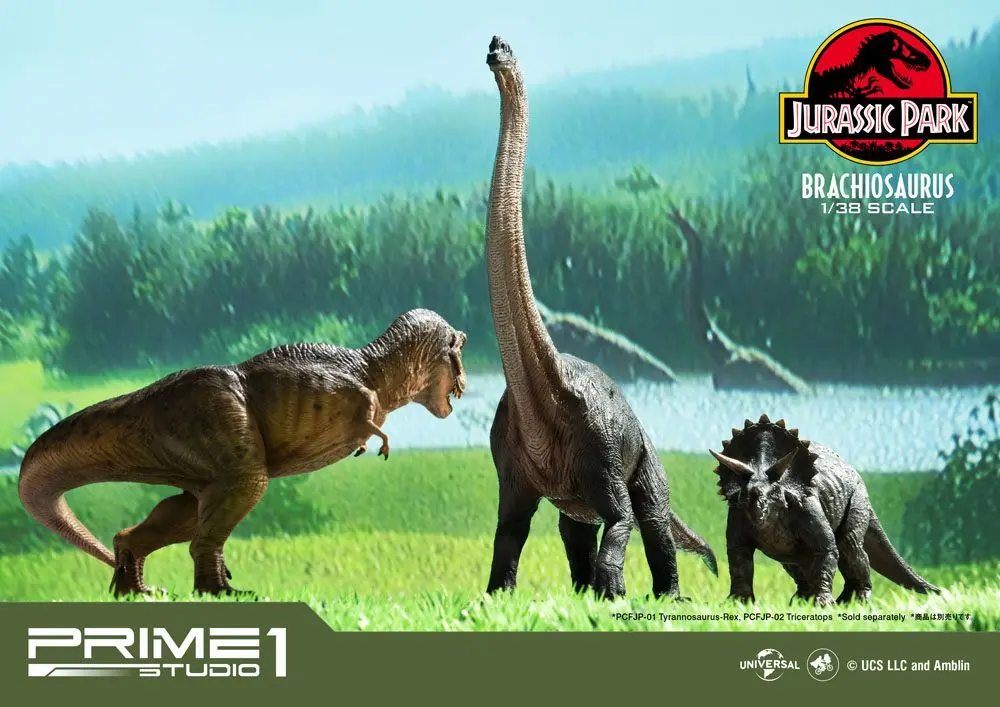 Jurassic Park Prime Collectibles 1/38 Brachiosaurus PVC szobor figura 35 cm termékfotó