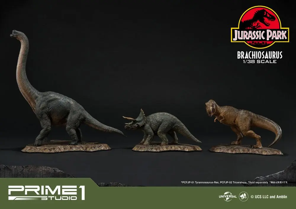 Jurassic Park Prime Collectibles 1/38 Brachiosaurus PVC szobor figura 35 cm termékfotó