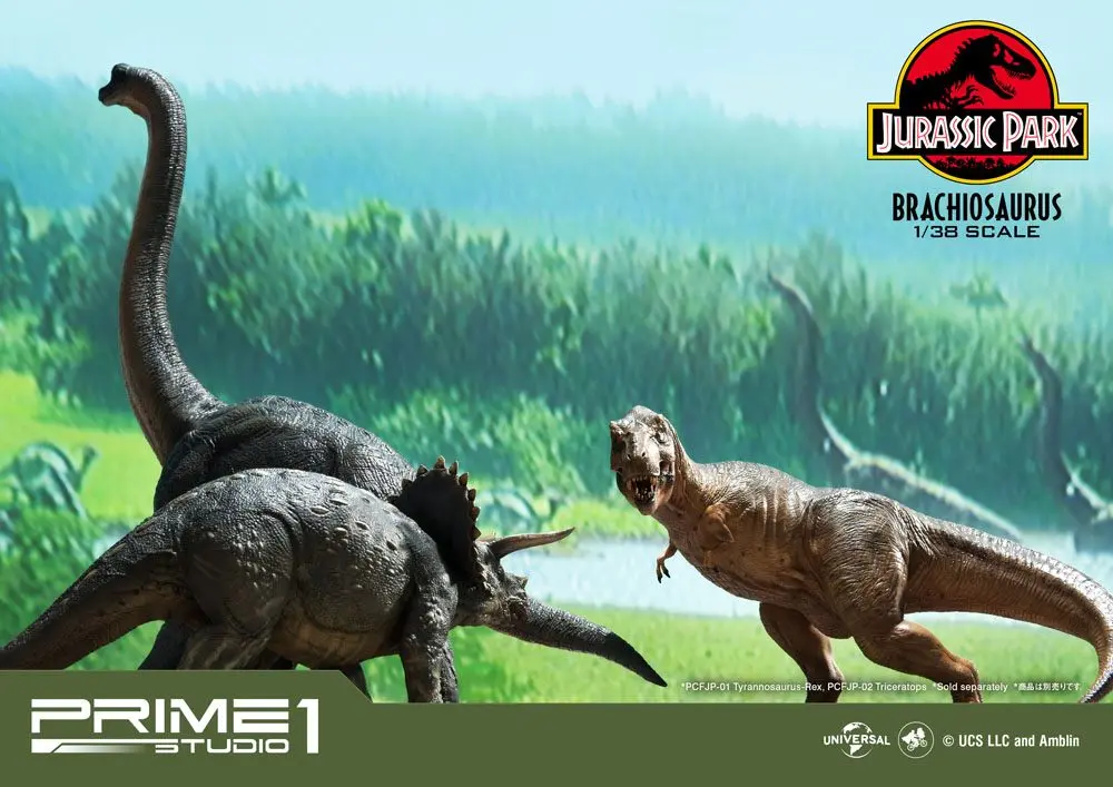 Jurassic Park Prime Collectibles 1/38 Brachiosaurus PVC szobor figura 35 cm termékfotó