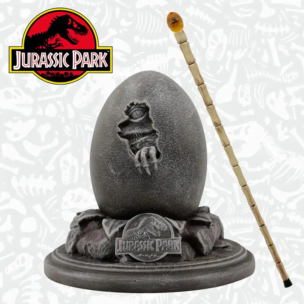 Jurassic Park Replikas Egg & John Hammond Cane Set 30. évfordulós replika termékfotó