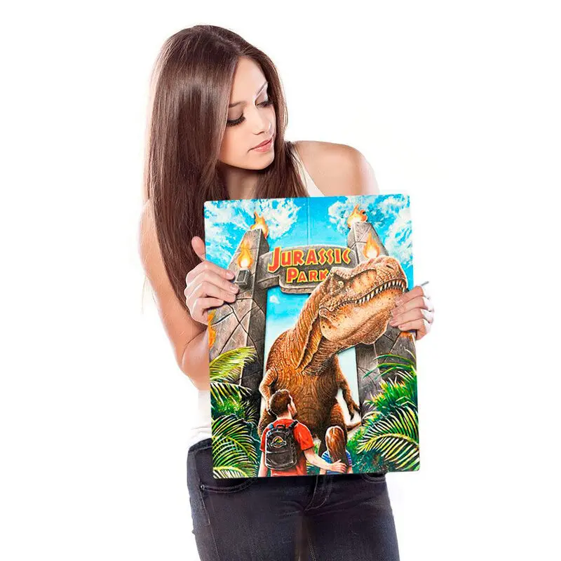 Jurassic Park Rex Attack WoodArts 3D fa poszter termékfotó