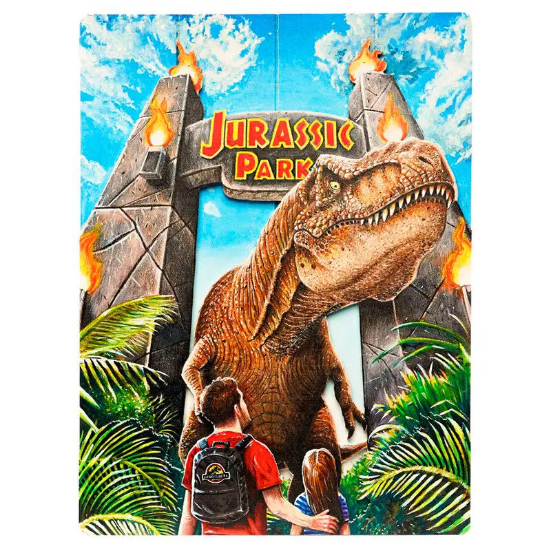 Jurassic Park Rex Attack WoodArts 3D fa poszter termékfotó