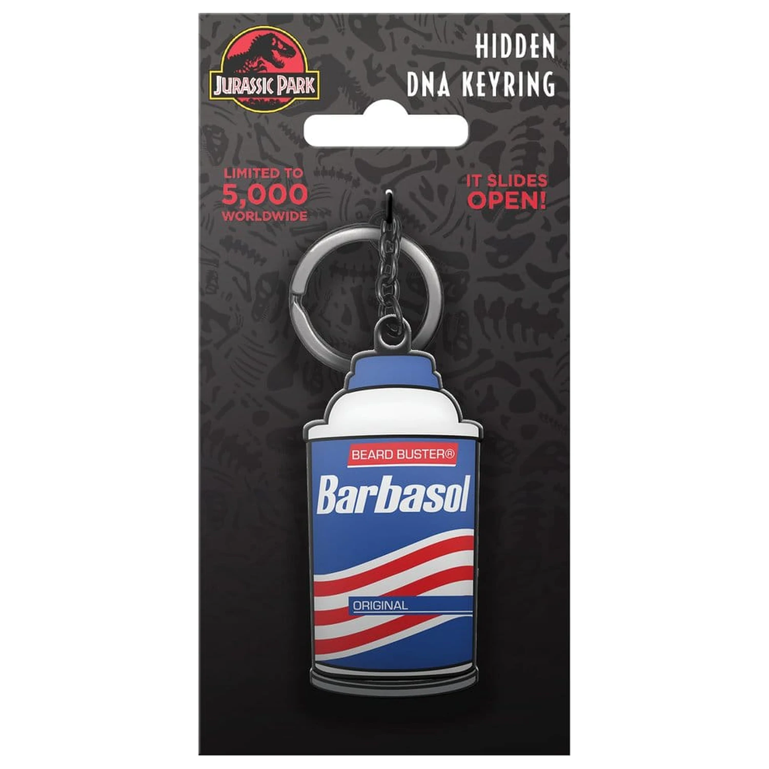 Jurassic Park Sliding Barbasol Can kulcstartó  termékfotó